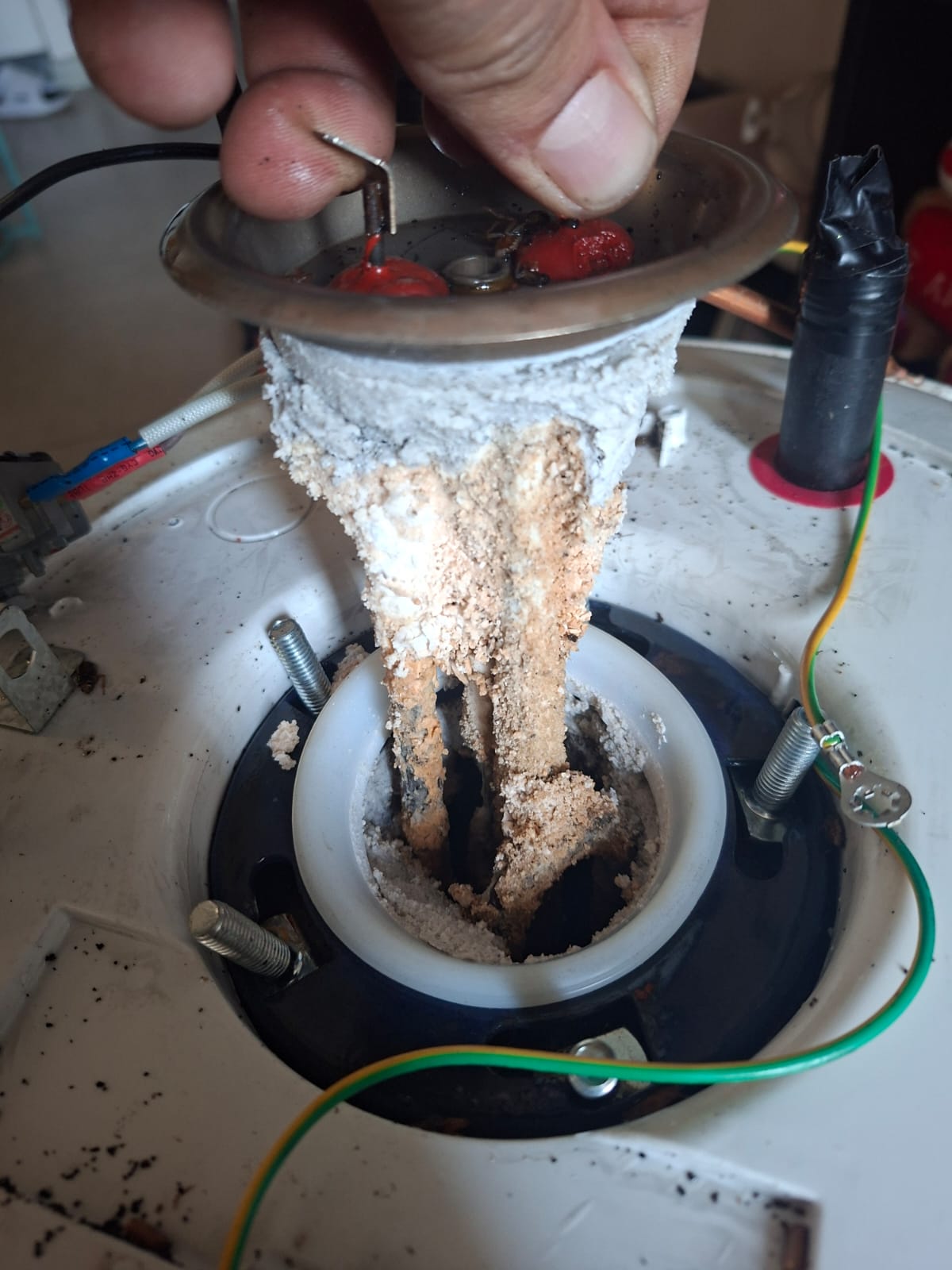 Resistencia de termo cubierta de sarro